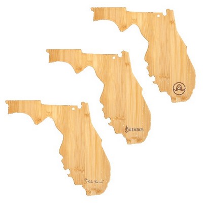 U.S. State Shaped Bamboo Cutting and Serving Boards
