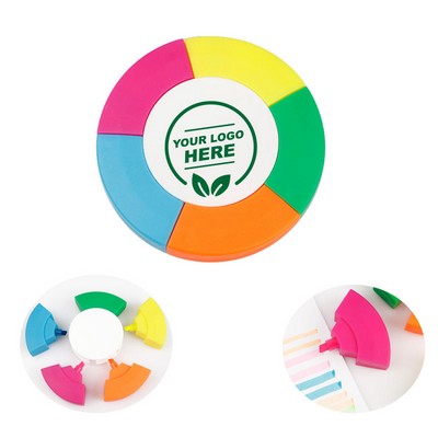 5-in-1 Petal Highlighter Pen