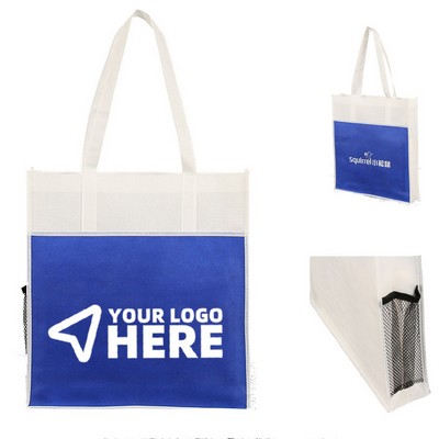 Customized laminated 80g non-woven tote bag
