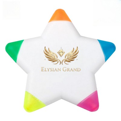 Cute 5-In-1 Star Shaped Highlighter