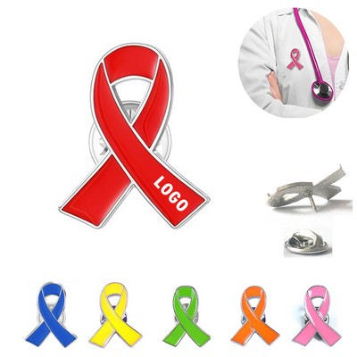 Ribbon Lapel Pin Badge