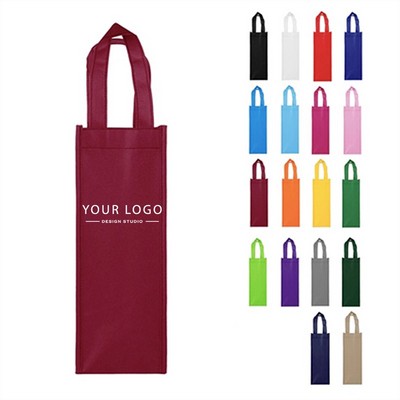 Non Woven Single Wine Tote Bag