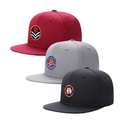 6 Panel Plat Brim Trucker Hat