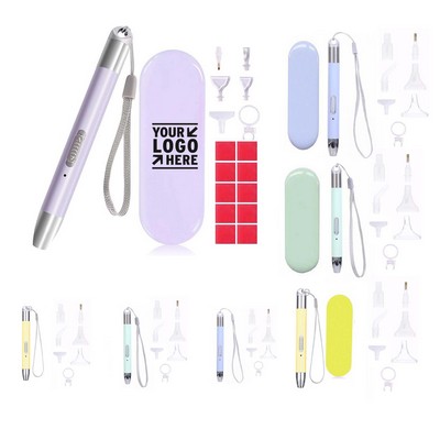 LED Diamond Painting Pen Set with Magnifier and Storage Case