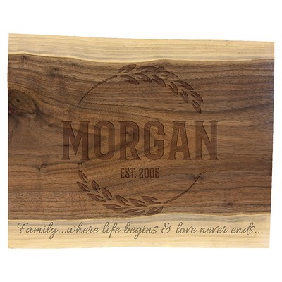 11.5" x 8.75" Walnut Charcuterie Board