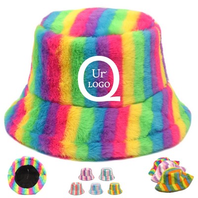 Outdoor Winter Multicolored Bucket Hat