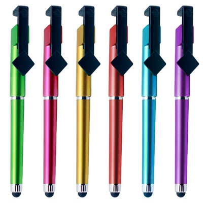 Promotion 2" 1 Stylus Touch Ballpoint Pen with your QR code