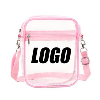 Pvc Clear Crossbody Purse Bag