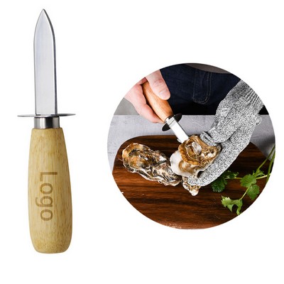 Oyster Knife w/Wooden Handle