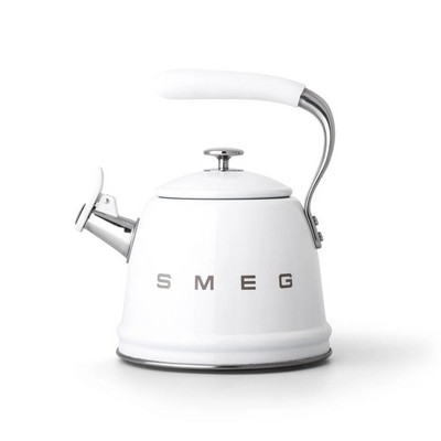 Smeg Whistling Stovetop Kettle White