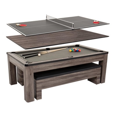Escalade Sports Atomic - Hampton 84-Inch 3-In-1 Table