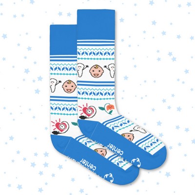 Patterned Adult Socks for a Baby Shower - Adorable Styles for Expecting Parents - American Made