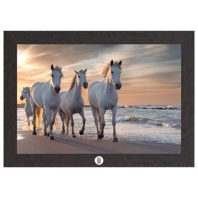 White Horses on the Beach