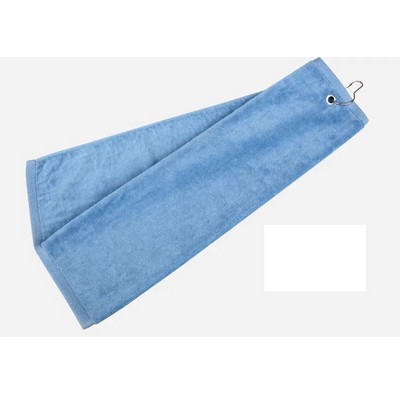 100% Cotton Heavy Duty Golf Towel with Clip