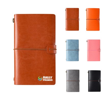 Refillable Suede Writing Journeyman's Notebook