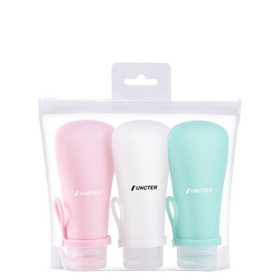 3oz Portable Refillable Traveling Size Liquid Containers ( 3 pcs Set )