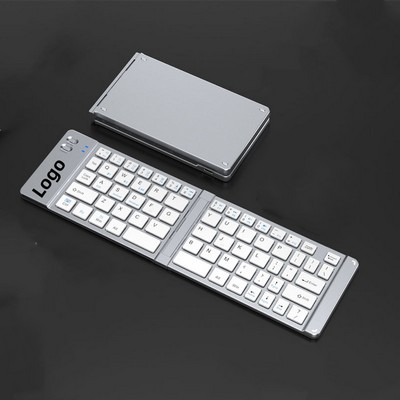 Foldable Bluetooth Keyboard Portable Ultra Slim Mini Wireless Keyboard