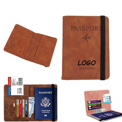 PU Passport Card Bag