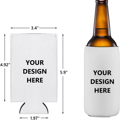 12 Oz. Full-Color Slim Seltzer Can Coolie