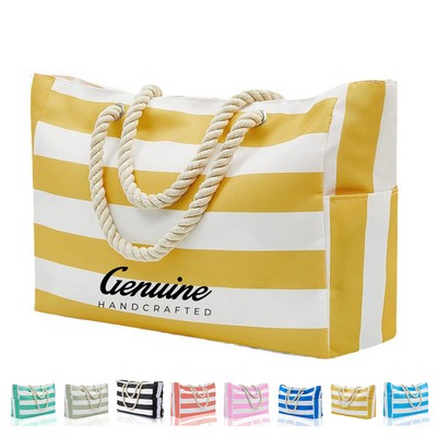 Large Waterproof Beach Tote Bag