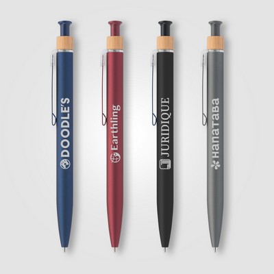 Reborn Click Softy Recycled Aluminum Pen - Laser