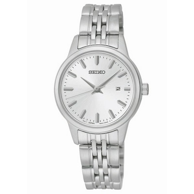 Seiko Watch Ladies Prime Analog Silver Case Silver Dial