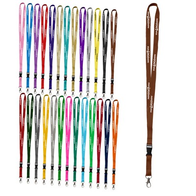 Dye Sublimation Lanyards with Buckle Release