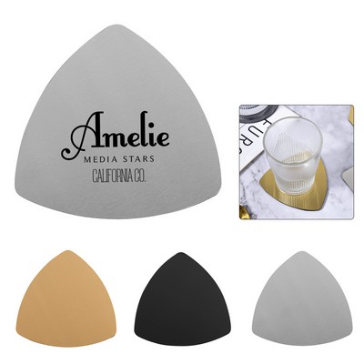 Stainless Steel Triangle Drink Coaster
