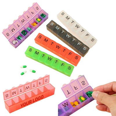 7 Day Braille Pill Organizer