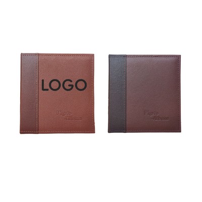 Leather 6-Inch Pp Clear Insert Album