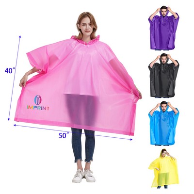 Portable Reusable Raincoat