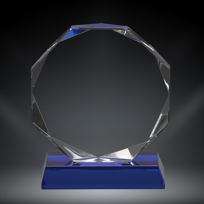 6 1/2" x 5 1/2" - Porto Octagon Crystal