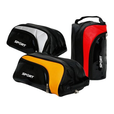 Golf Shoe Bag with Side Pockets