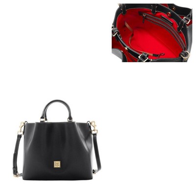 Dooney & Bourke Black Saffiano Large Barlow