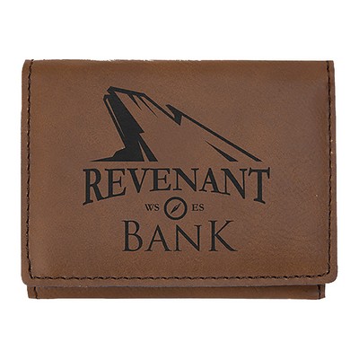 Leatherette Trifold Wallet