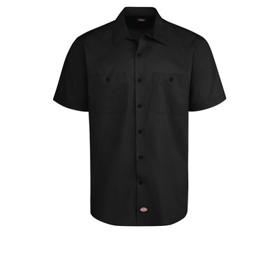 Dickies Shirts - Men's Industrial WorkTech Ventilated Short-Sleeve Work Shirt With Cooling Mesh