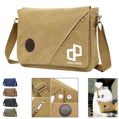 Large-Capacity Casual Messenger Bag