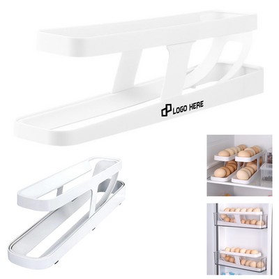 Automatic Egg Rolling Holder For Refrigerator