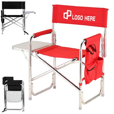 Camping Director Chair W/ Food Tray