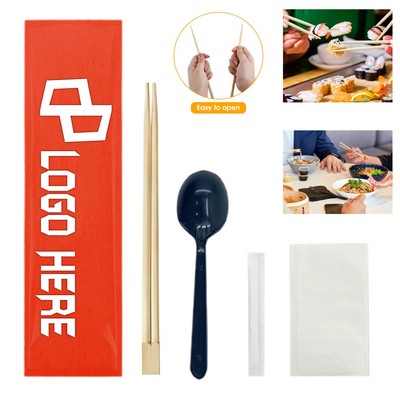 7.87" Disposable Bamboo Chopsticks Set