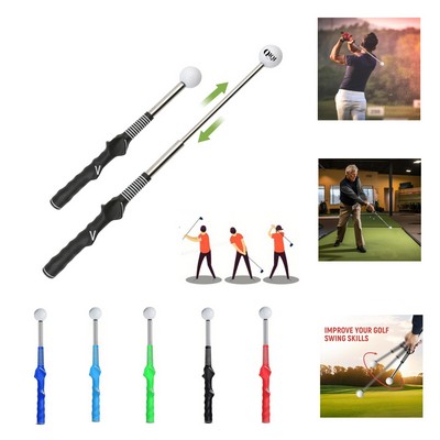 Retractable Golf Swing Training Stick