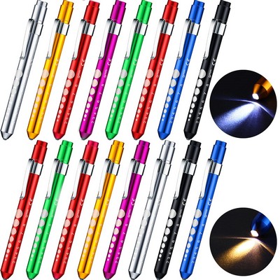Medical Penlight Pupil Gauge Clickable LED Light