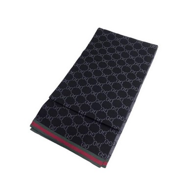Gucci Double Face Reversible Men's Gg Scarf