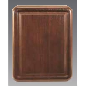 Classic Walnut-Cocoa Bean Plaque - 9" x 12"