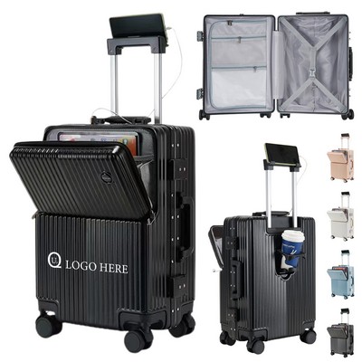 24" Abs/Pc Travel Luggage With 6 Colors