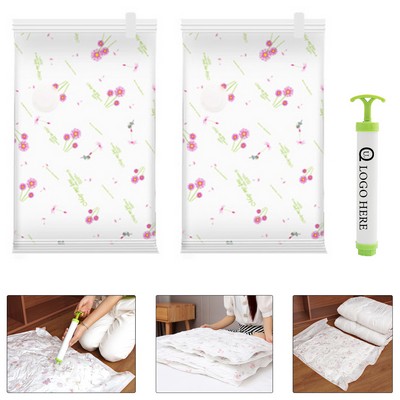 2Pcs 27.55X39.37" Vacuum Compression Storage Bag