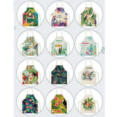 Multifunctional Kitchen Cotton And Linen Apron