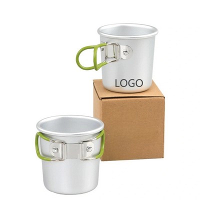 Outdoor Camping Folding Aluminum Mug