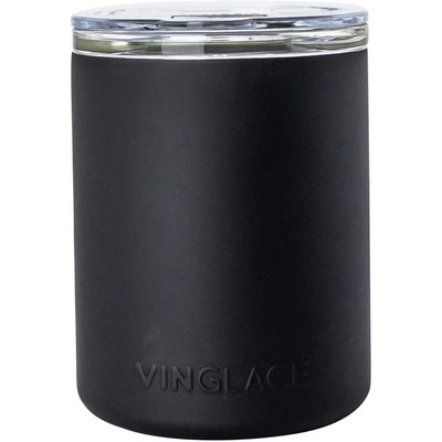 Glass Lined Whiskey Glass in Black