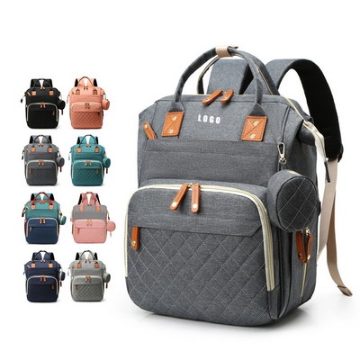 Baby Diaper Backpack with Multiple Compartments